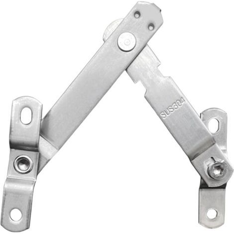 Limiteur de fenêtre, limiteur de fenêtre à micro-vent, vérin en acier inoxydable, verrou de sécurité pour fenêtre scolaire, vérin de fenêtre suspendu.. (1/4)