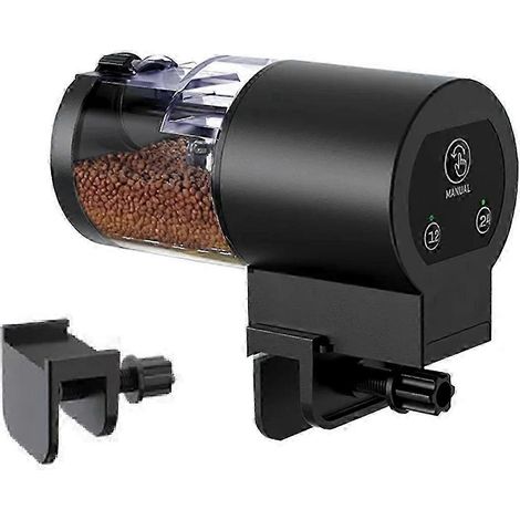 Distributeur automatique de nourriture pour poissons d'aquarium\nDistributeur automatique de flocons pour aquarium (1/5)