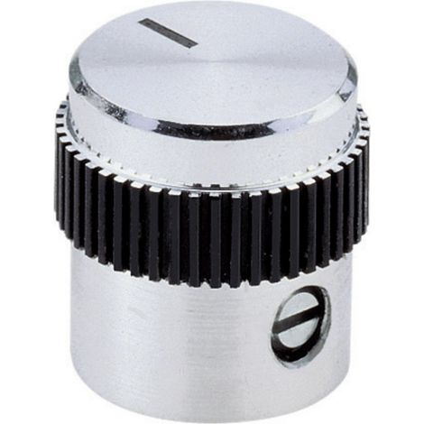 Mentor 5615.4614 5615.4614 Drehknopf  Aluminium (Ø x H) 15 mm x 15 mm 1 St.