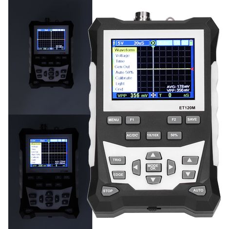 ET120M 120 MHz Tragbares Oszilloskop, Farb-Analog-Oszilloskop (1/5)