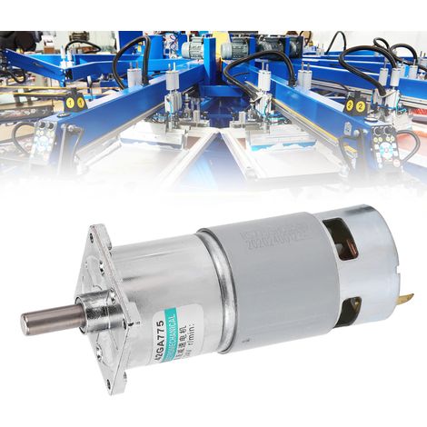 XD-42GA755 DC24V Miniatur-Getriebemotor, langsam laufender, reversibler Getriebemotor, 50 U/min (1/5)