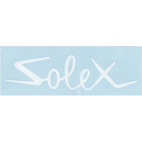 Autocollant stickers transfert SOLEX blanc de poutre centrale (1/3)