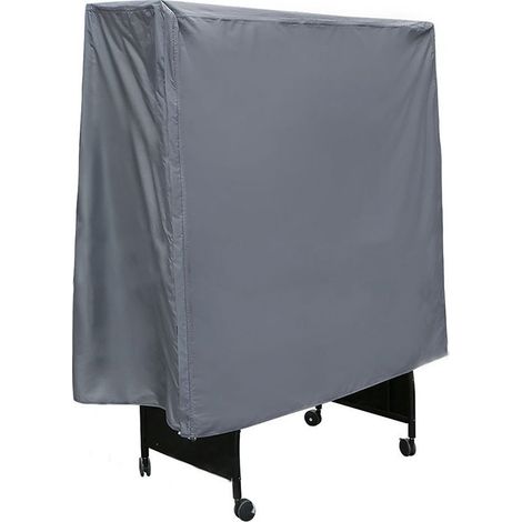 210D Oxford tissu table de ping-pong housse anti-poussière extérieur anti-poussière et étanche couverture gris 15252144cm (1/5)