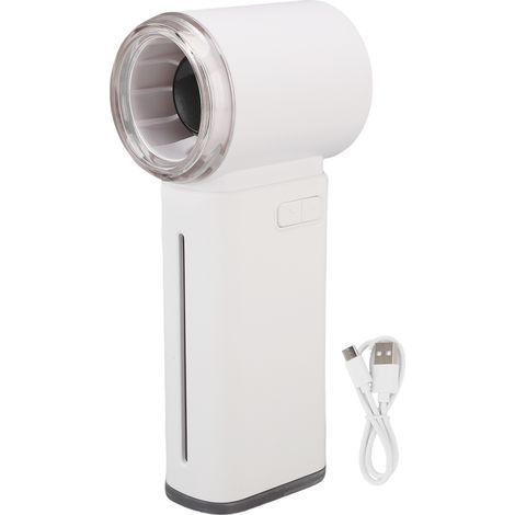 Rechargeable personal fan with misting function, high-speed turbine 13,000 rpm, 199 speed settings, 3500 mAh battery (1/5)
