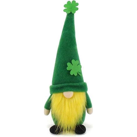 Décoration de gnomes sans visage pour la Saint-Patrick, décoration de table de ferme (1/4)