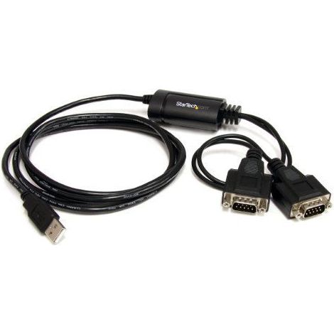 StarTech.com 2 Port FTDI USB auf Seriell RS232 Adapter - USB zu RS-232 Kabel (1/5)