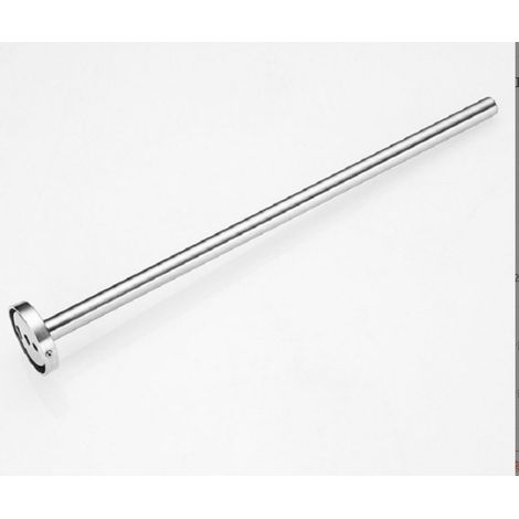 1 Porte-serviettes mural, acier inoxydable brossé S304, 40 cm, fixation adhésive, pour salle de bain et cuisine (1/5)