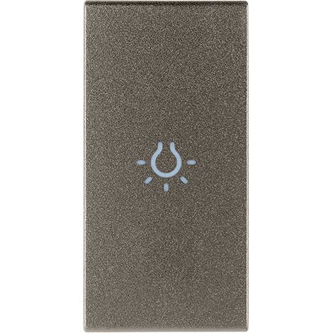 VIMAR - 19131.L.M Tasto 1M simbolo luce assiale Metal