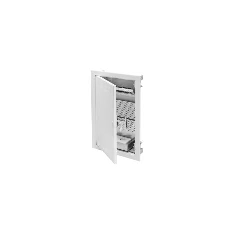 Gewiss Multimediaverteiler Hohlwand GW40179N 48 TE mit Tür Stahlblech (1/2)