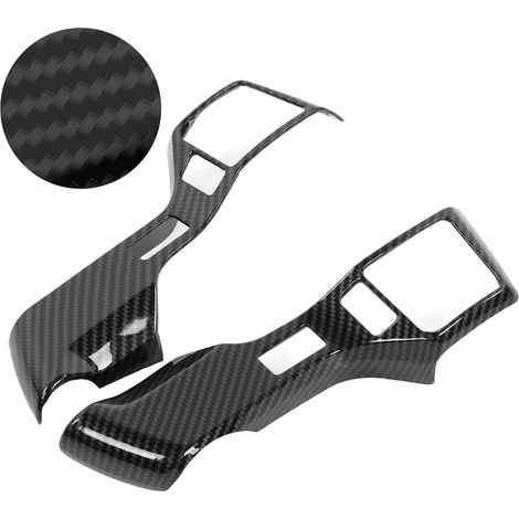 Volant Adhésif Fibre de Carbone 2 Pièces, Couvre Intérieur Décoratif pour Tacoma 2016-2020, Kit Autocollant de Garniture (1/5)