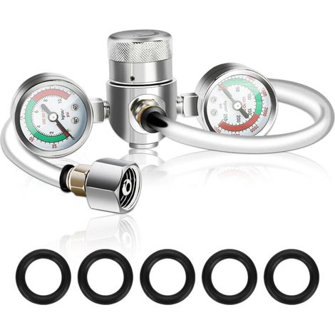 Pressure Regulating Valve with Adapter and Hose and Pressure Regulating Valve for 0.95L Tank 580g MUMU (1/4)