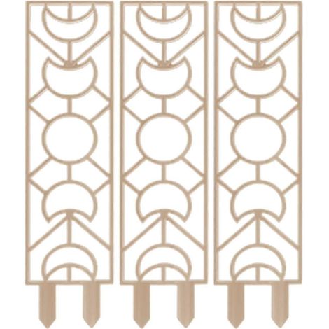 Treillis de jardin pour plantes en pot, idéal pour les concombres à fleurs.-Geometry (1/5)