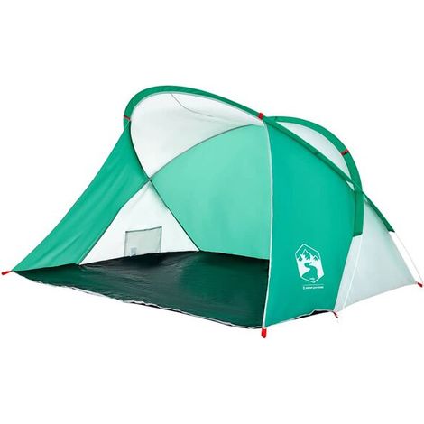 Tente de plage turquoise imperméable et pliable pour deux personnes