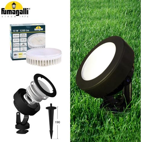TOMMY SPIKE NERO SATIN LED GX53 10W CCT (1/3)