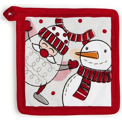 Manique de Cuisine, 20 x 20 cm, Doublure 100% Coton, Rembourrage en Polyester (1/3)