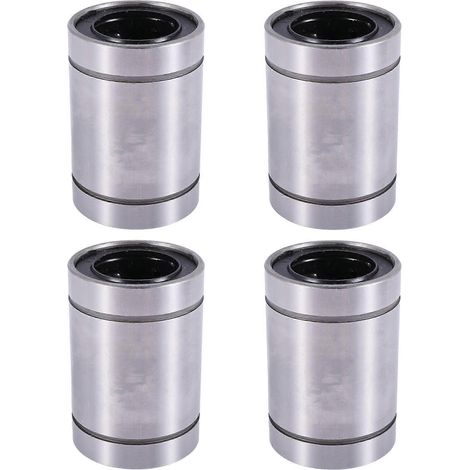4x LM25UU 25mmx40mmx59mm Doppelseitige Gummidichtung Linear-Kugellagerbuchse()