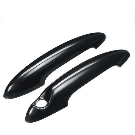 2 Stück schwarze Türgriffabdeckungen aus ABS für MINI Cooper S R50 R53 R56 (1/5)