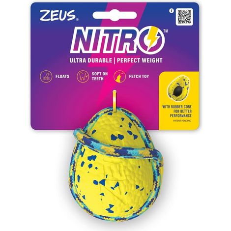 Zeus Nitro Pelota con Cuerda ligera y resistente con núcleo de goma