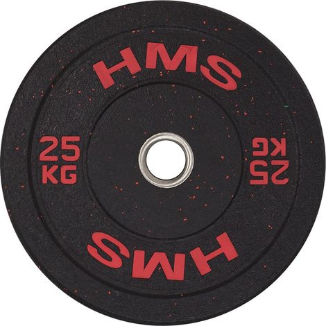 25 kg Olympische Stoßfängerplatte, Rot