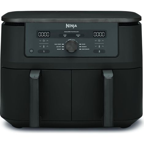 Air Fryer XL, 2 tiroirs, 9,5 L, 6-en-1, DZ400EUBK (1/5)