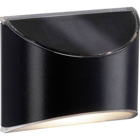 Paulmann LED Luz de pared Elliot Gris Metal/Plástico 0.05W 7lm - 830 Luz Cálida Solar - Sensor de luz (1/2)