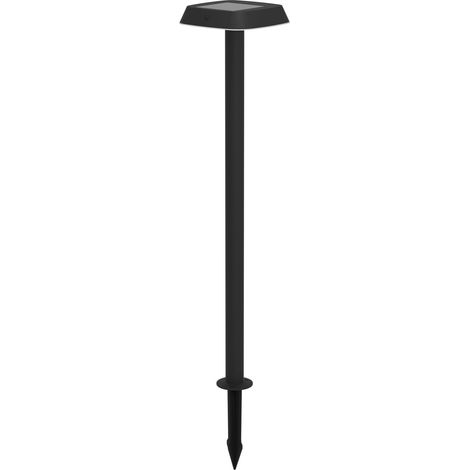Lampadaire extérieur LED solaire puissante avec piquet (1/2)