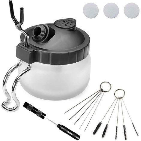 Kit Nettoyage Pistolet A Peinture - Brosse Aiguille Couteau Bac Recuperation - Pour Entretien Routine Atelier - 4 Pièces (1/5)
