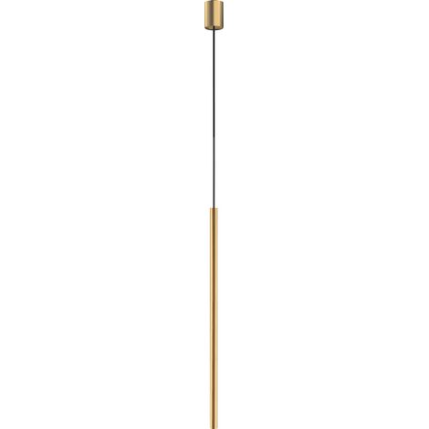 Lampada a sospensione tubo oro satinato Laser 750 Nowodvorski (1/2)