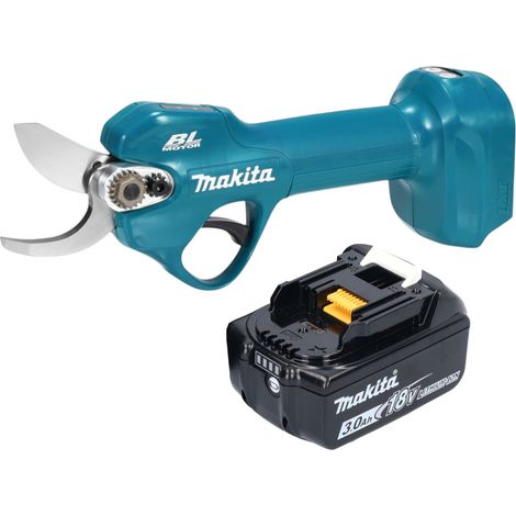 Tijeras para ramas a batería Makita DUP 181 F1 de 18 V y 30 mm sin escobillas + 1 batería de 3,0 Ah - sin cargador (1/5)