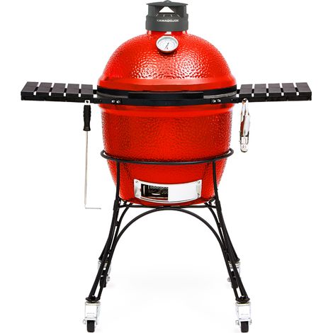 Barbecue Kamado Joe Classic Joe 2 – Fumoir en céramique – Dimensions 118.11cm L x 121.92cm H x 71.12cm D – Système de cuisson Divid & Conquer