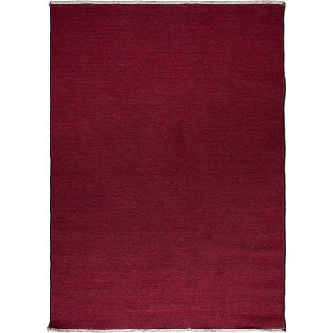 REVERSIBLE EFFECT - Tapis réversible rouge/charbon 120x170 (1/5)