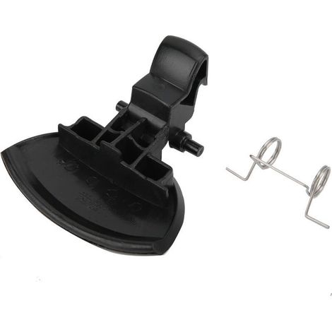 Poignée de couvercle de boîte à gants noire – pour Citroën C4 (2004-2010) – Construction en ABS et métal – Installation facile (1/5)