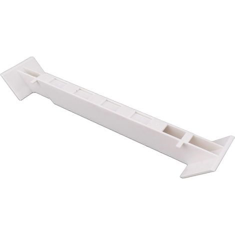 Barre de rangement télescopique d'angle pour salle de douche en plastique ABS, 85 grammes (1/5)