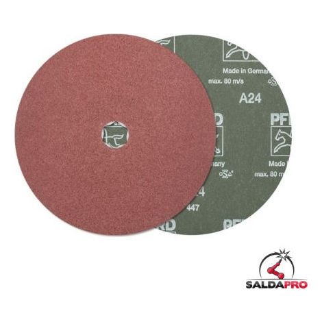 KWB Dischi Abrasivi in Fibra di Corindone 115 mm K80 - 5 Pezzi