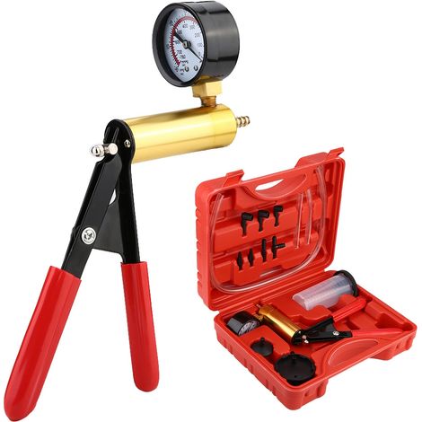 Kit de pompe à vide manuelle pour test de pression et purge de frein, outil de diagnostic auto (1/5)
