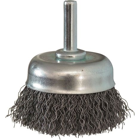 Brosse coupe d.50 meche inox ondulee