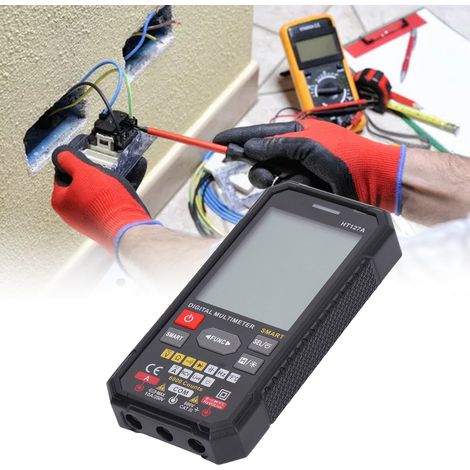 HT127A Digitalmultimeter, Mini-Hochpräzisionsmultimeter, intelligenter Stromzähler, hitzebeständig (1/5)