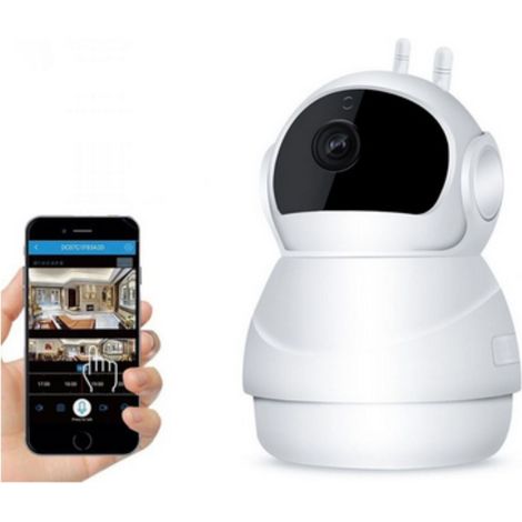 Telecamera IP WiFi Camera Videosorveglianza 2 Antenne Sicurezza Jortan (1/5)