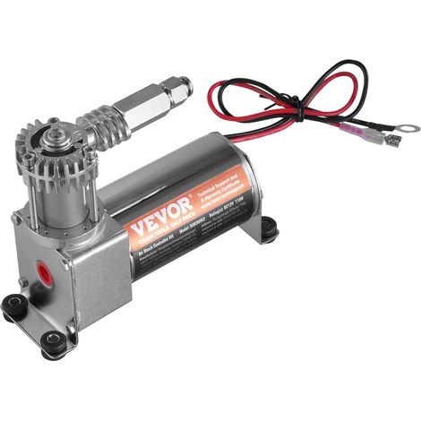 Kit de Contrôleur d'Amortisseur Pneumatique, Compresseur de Suspension Pneumatique 12 V 100 PSI, avec Système à Chemin Unique, Manomètre et Conduite d'Air, pour Camions et Fourgonnettes (1/5)