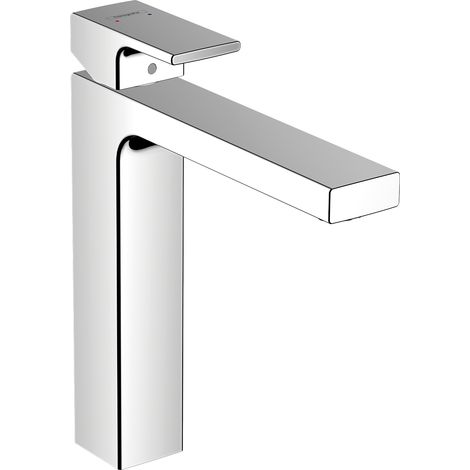 Hansgrohe – Mitigeur de lavabo chromé Vernis Shape 190 – Hauteur 190 mm – Projection 181 mm – Mousseur orientable – Débit 5 l/min – 71591000 (1/9)