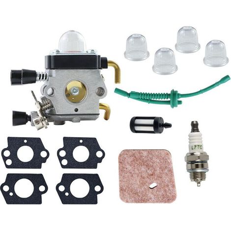 Carburateur de souffleur Pour STIHL C1Q-S97 C1Q-S186 FS46 FS55 KM55 FS45 FS45C FS46C FS55C FS55R FS55RC Carburateur Désherbeur HS45 FS38 Carburateur Carburateur (1/5)