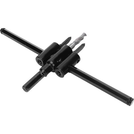 Trousse de Scies Cloche Ajustables pour Bois, Plastique et Métal, Diamètre 30-200mm en Acier Haute Résistance