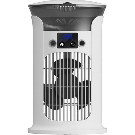 Rafraîchisseur D'air - Climatiseur Mobile 3 En 1 - Ventilateur Avec Humidificateur - 800 Ml - 3 Vitesses - 20 Db - Blanc (1/2)