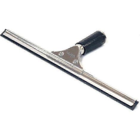 Raclette à vitres professionnelle en acier inoxydable avec lame en caoutchouc - 15 cm/25 cm/35 cm/45 cm - (1/5)