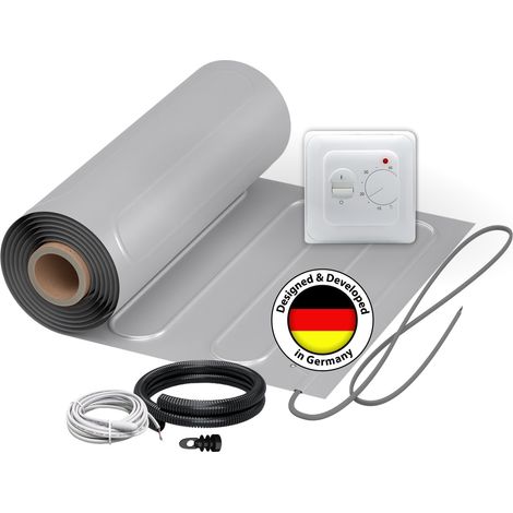 Heizmatte WARMON ALU 150 W/m² inkl. TS 25 Raumthermostat Analog - 1 m²
