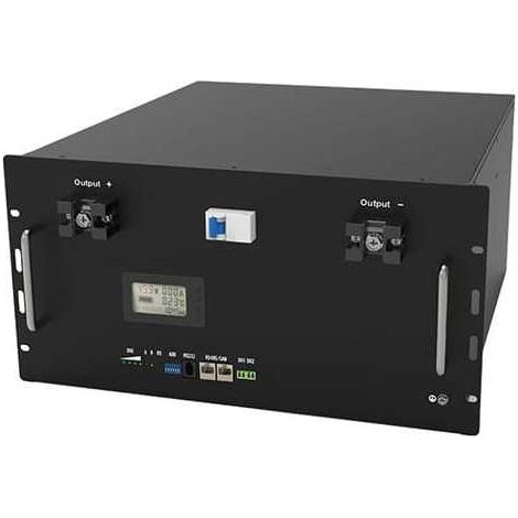 V-Tac Batteria BMS Rack al Litio 48V 200Ah 9.60kWh Lunga Durata per Inverter Impianto Fotovoltaico (1/4)