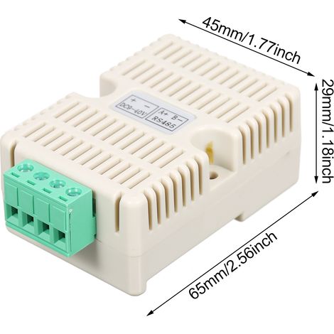 Transmetteur de température et d'humidité RS485, capteur modbus-tru, capteurs de température et d'humidité et surveillance WTR10-E (1/5)