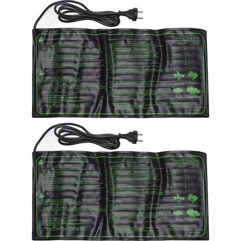 2 Pièces Tapis Chauffant Imperméable Pour Semis,Coussin à Température Constante pour la Croissance des Graines de Plantes,Prise UE 220-240V (1/5)