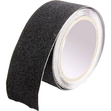 1PC Anti Slip Tape for Stairs, 5cm x 5m, Black Friction, Safety Grind, Step Stool, Indoor, Outdoor, High Traction (1/5)
