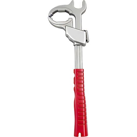 Chiave autobloccante multifunzione a bocca larga da 86 mm, tipo C, autoregolante, per tubi, dadi, elementi di fissaggio, sotto i pensili, bagno, HVAC, casa (1/5)